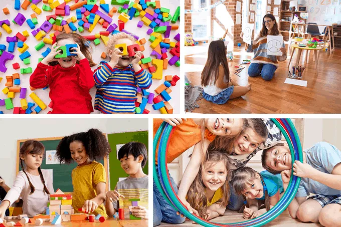 Collage Curso de Psicomotricidad Infantil comprimido y reducido