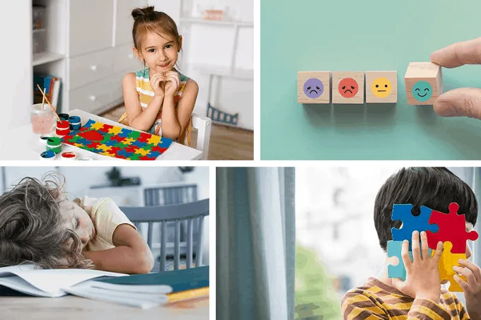 Collage Curso de Trastornos del Espectro Autista comprimido y reducido